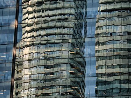 Canada Toronto Refletcions on a Building Surface