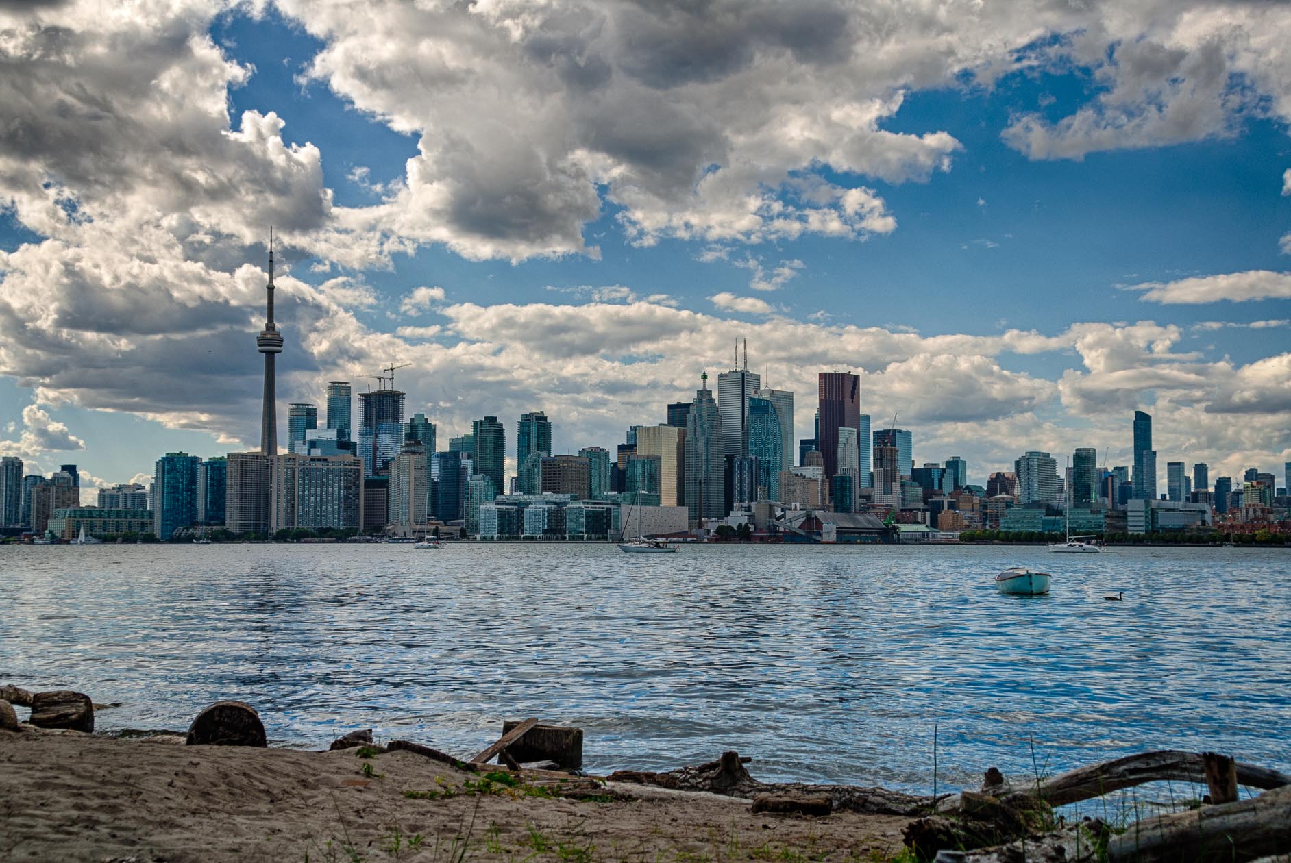 Canada Toronto Skyline from Lake Ontario
