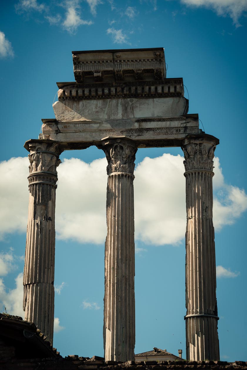 Columns of Castor and Pollux Temple
