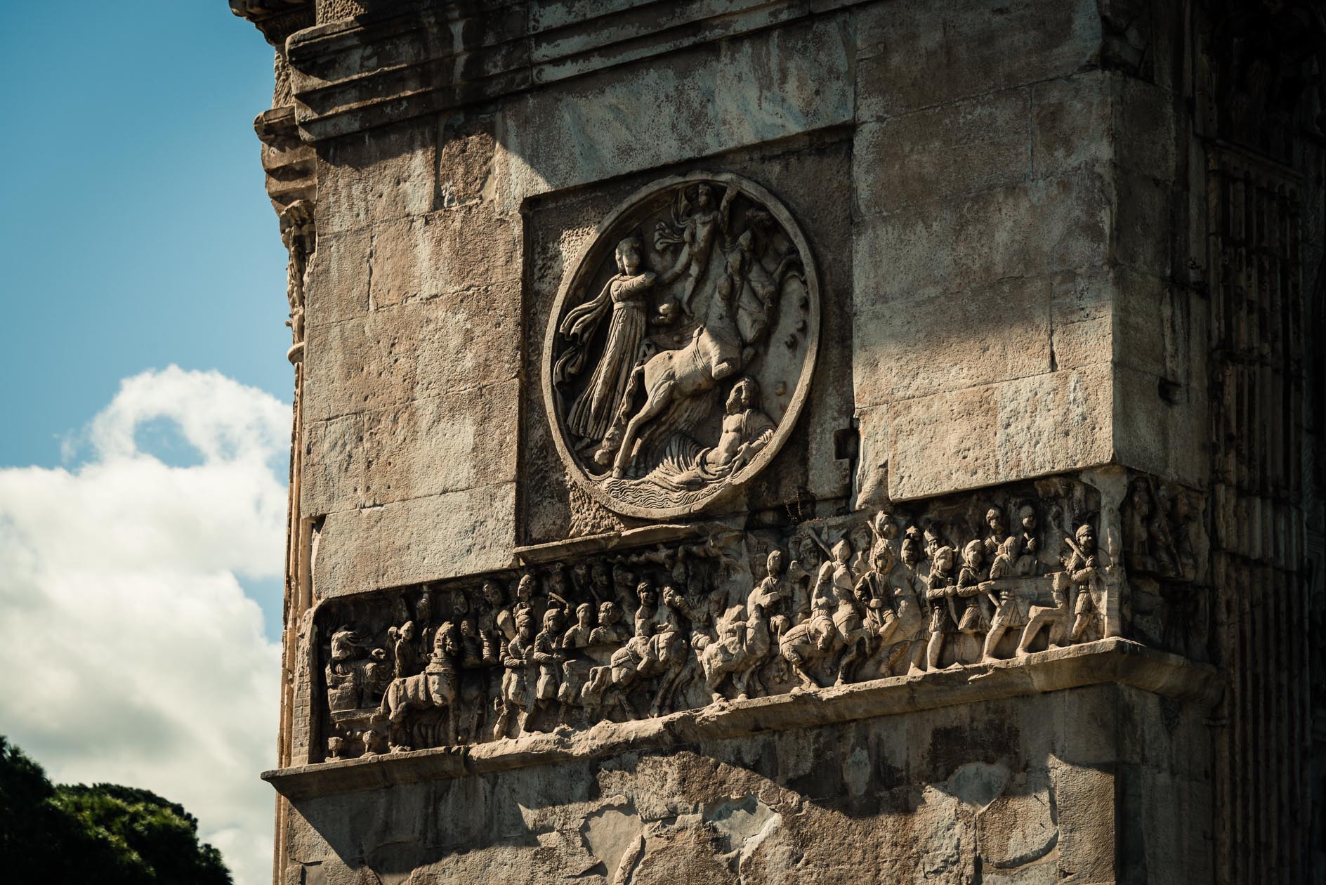 Constantine Arc detail