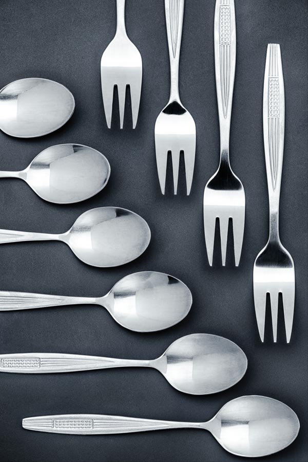 Forks And Spoons Angle Composition