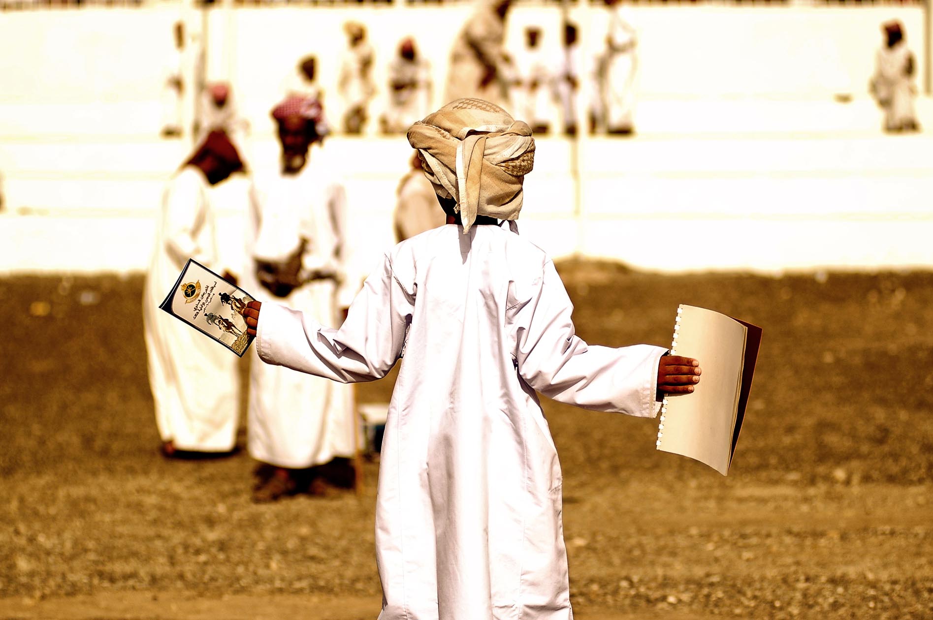 At the camel races