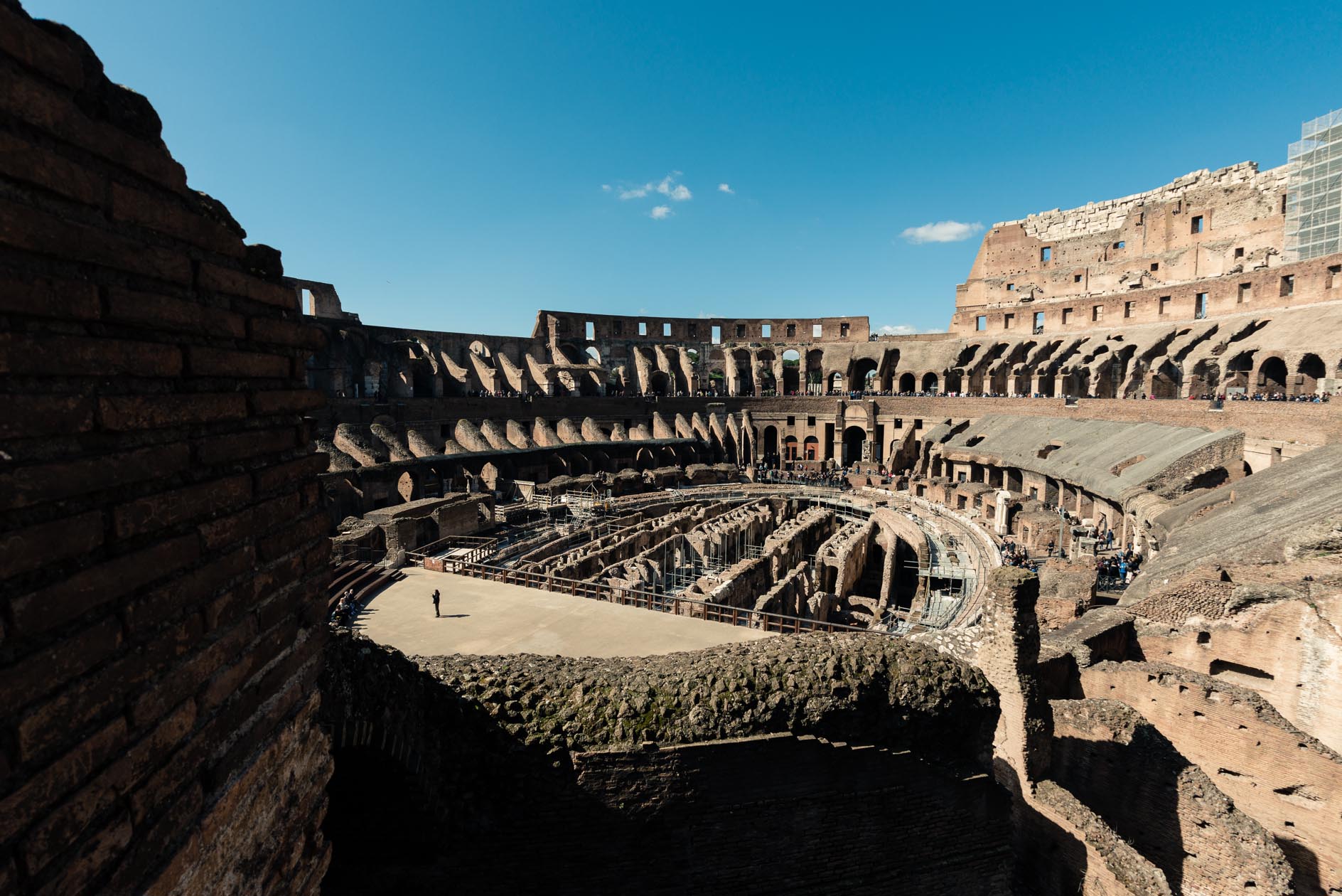 View of Colosseum interior